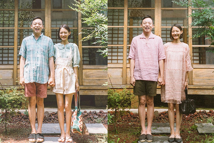 情侶裝穿搭-同色系深淺色配搭 隨性之中也很講究
